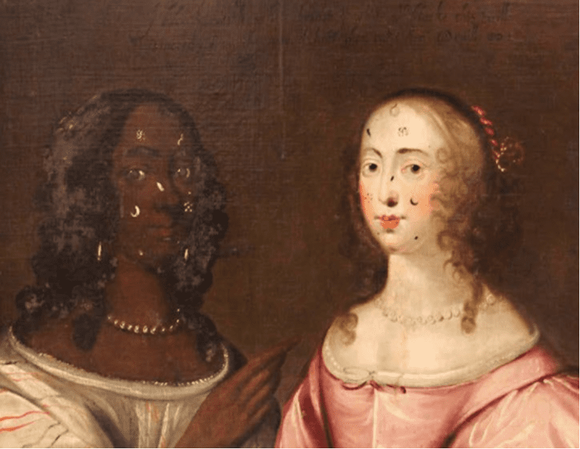 Portrait of Two Women from 18th Century Europe
