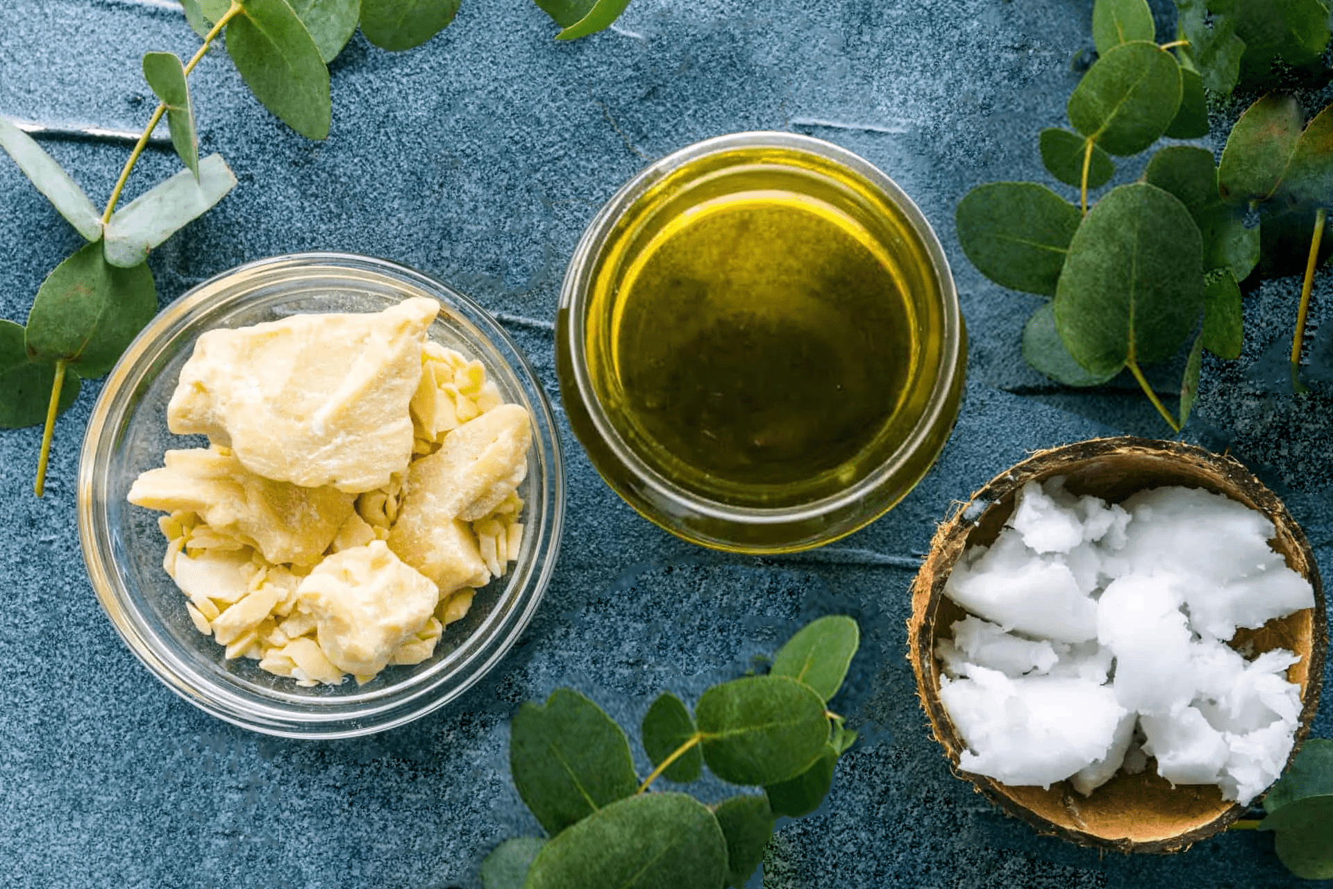 Shea Butter, Coconut Oil, and Palm Oil